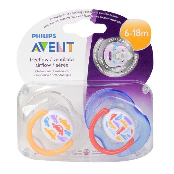 2 sucettes garçon 6-18m