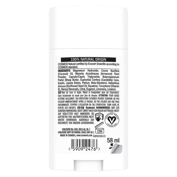 Déodorant peaux sensibles argile et noix de coco - 75 g