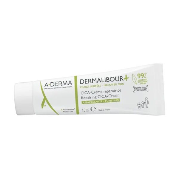CICA-Creme reparatrice assainissante Dermalibour+ - 15 ml