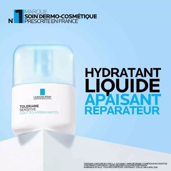 Toleriane Sensitive Gouttes Hydratantes - 50 ml