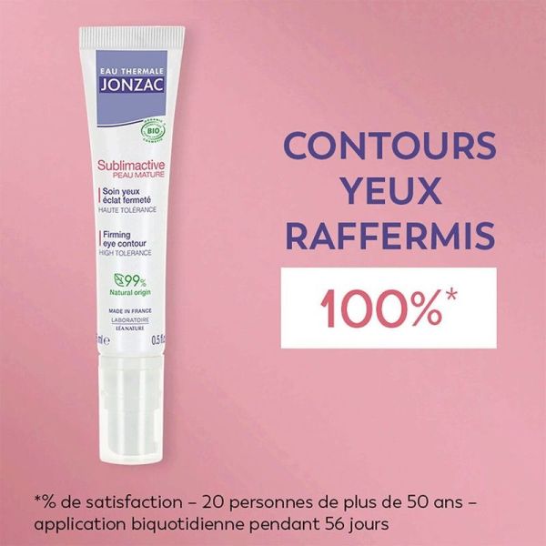 Soin Yeux Éclat Fermeté Sublimactive Peau Mature - 15 ml
