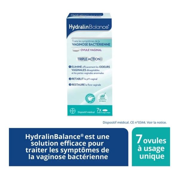 Balance ovule vaginal - 7 ovules