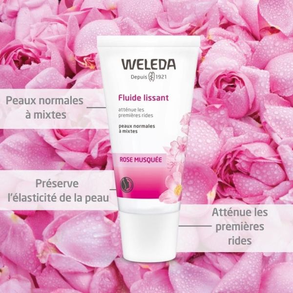 Fluide lissant Rose Musquée BIO - 30 ml