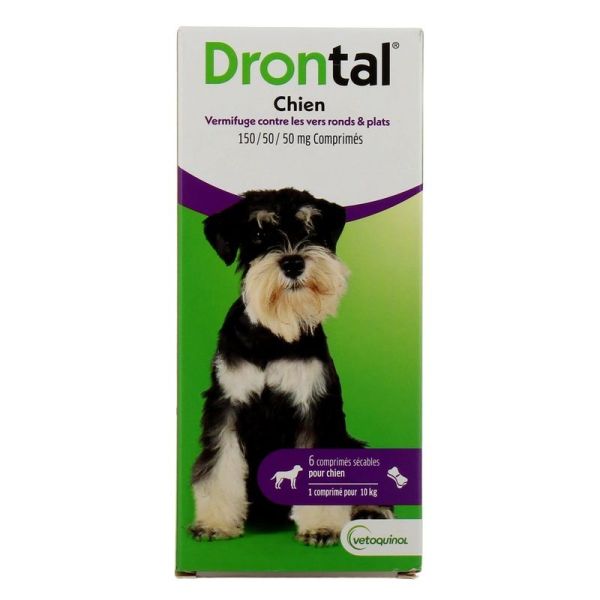 Drontal Chien Arôme viande Comprimés - 6 comprimés