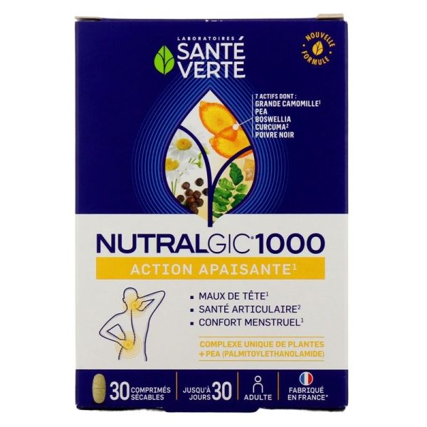 Nutralgic 1000 Action Apaisante - 30 comprimés