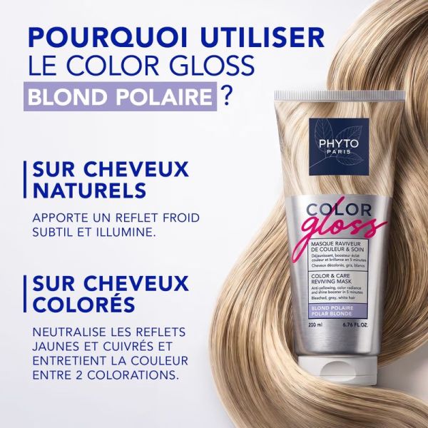 Color Gloss Masque raviveur de couleur & soin - blond polaire - 200 ml