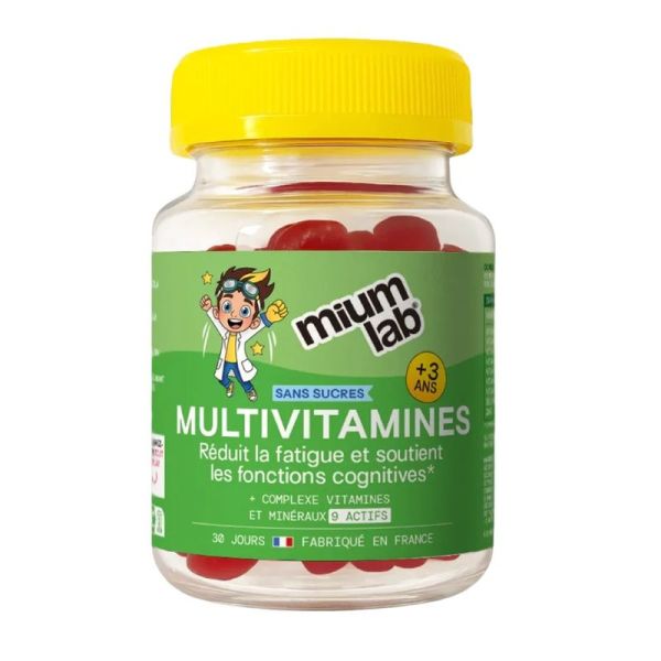 Gummies Multivitamines Enfants - Sans sucres - 30 gummies