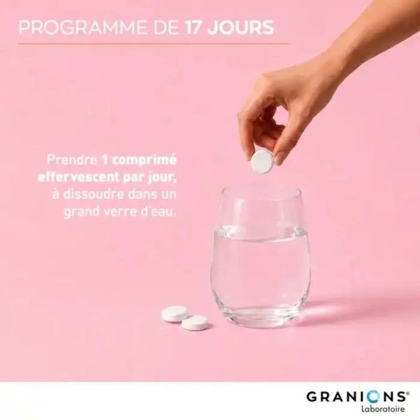 Multivitamines - Goût cassis - 17 comprimés effervescents