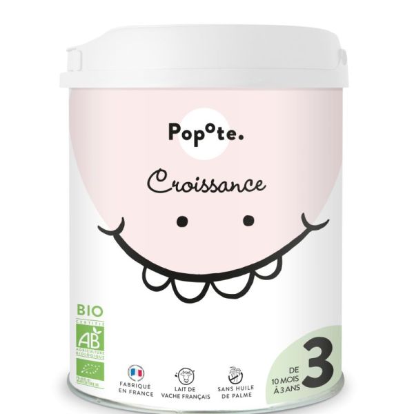 Lait infantile Croissance BIO - POPOTE - 800g*