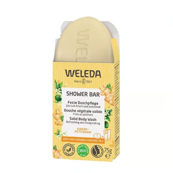 Douche végétale solide Gingembre & Petitgrain - 75 g