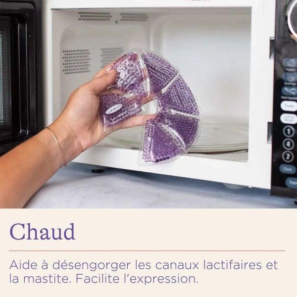 Compresses apaisantes chaudes/froides - 2 coussinets avec etui douceur