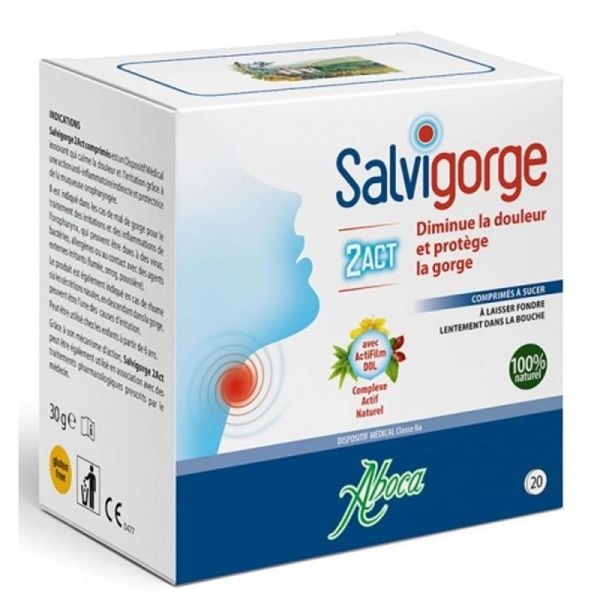 Aboca Salvigorge 2Act Comprimes