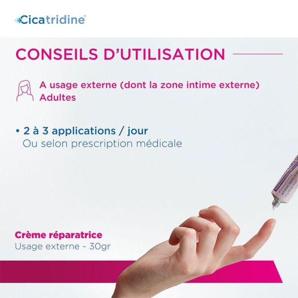 Acide Hyaluronique Creme Reparatrice Intime - 30 g