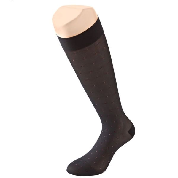 Varisan Plumetis Bas classe 2 - Marine/Argent Taille 2 Court