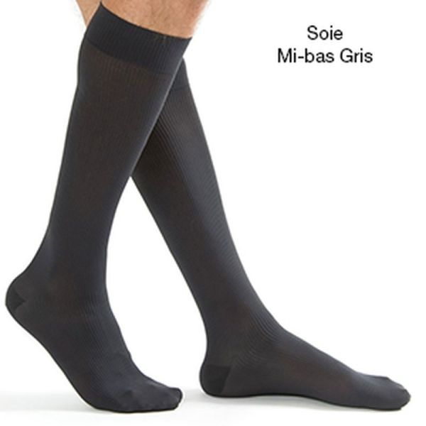 Naturel Soie Collant de Contention Classe 2