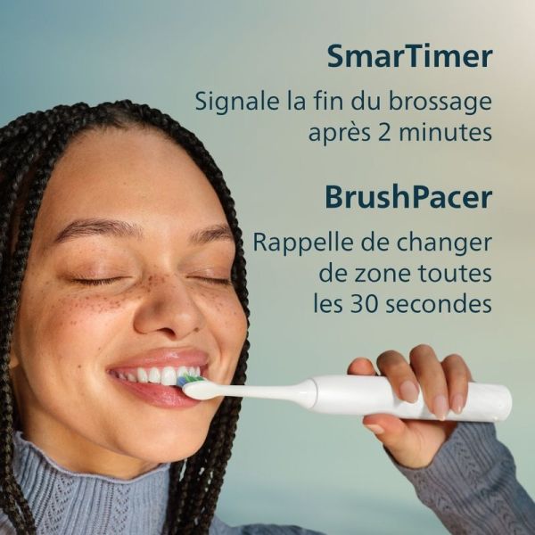 Brosse à dents électrique rechargeable Série 3100 - Blanc