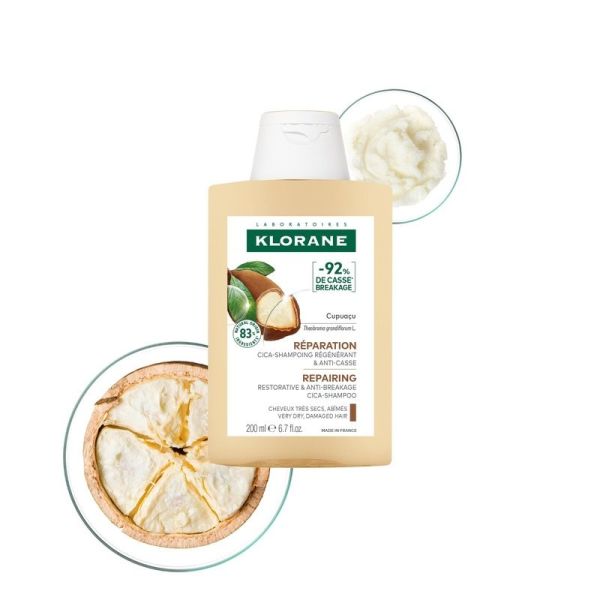 Réparation Cica-Shampoing Régénérant et Anti-Casse au Cupuaçu - 200 ml