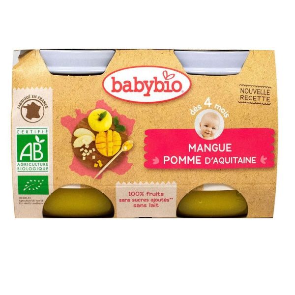 Vitbabybio Pomme/Mangue 130G2