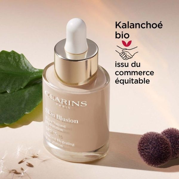 Skin Illusion Fond de Teint Hydratant Naturel SPF15 - Teinte 110 Honey 30 ml