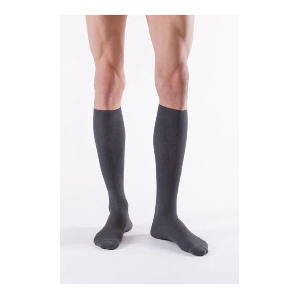 Thuasne Venoflex Fast Coton Chaussettes de Contention Homme Classe 2 - Taille 2 Long Noir