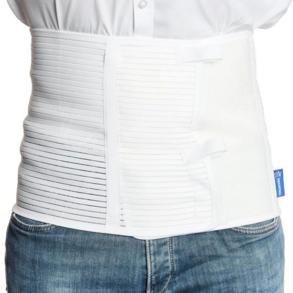 Ceinture de maintien abdominale Dynabelt - 16 cm, Blanc, Taille 3