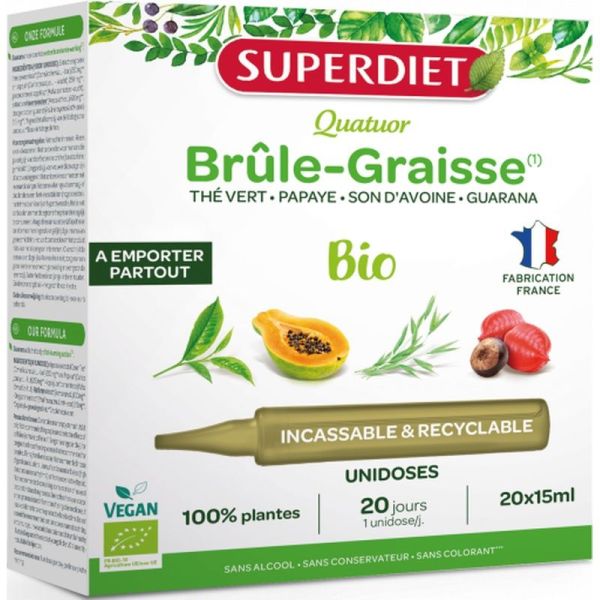 Quatuor Brule-Graisse Bio - 20 unidoses
