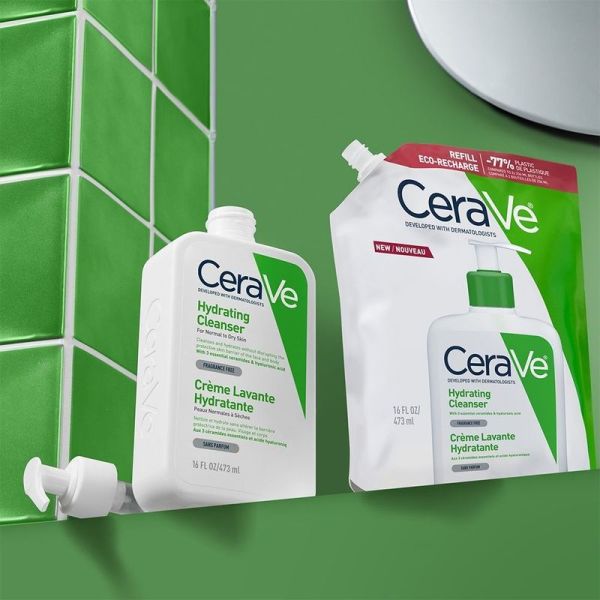 Crème Lavante Hydratante + Eco-Recharge - 473 ml + 473 ml