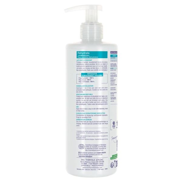 Rehydrate Lait Corps Soyeux Bio - 400 ml