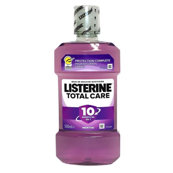 Total Care bain de bouche 10 bienfaits en 1 menthe 500ml