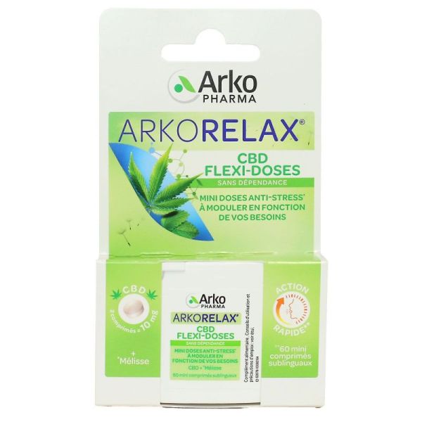 Arkorelax Sommeil Flexi Doses Cbd Bte60