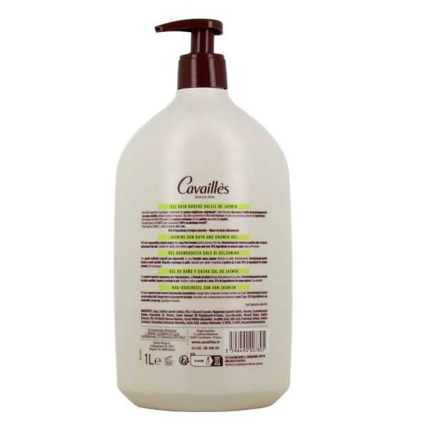 Rogé Cavaillès Gel Bain Douche Surgras Soleil Jasmin - 1 L