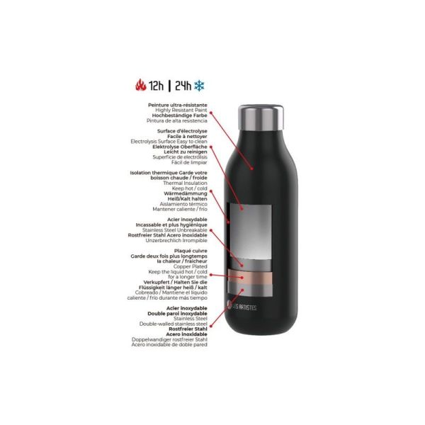 Bouteille isotherme 2.0 Gaia - 500 ml
