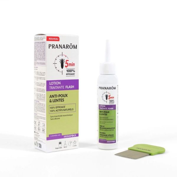 Lotion traitante FLASH anti-poux et lentes - 100 ml