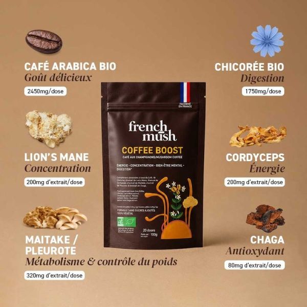 Coffee Boost Boisson AB - 100 g 20 doses