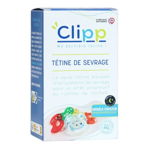 Clipp Kit Tetine de Sevrage Etoile - 2 ans et +