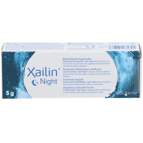 Xailin Night Pommade Ophtalmique Lubrifiante - 5 g