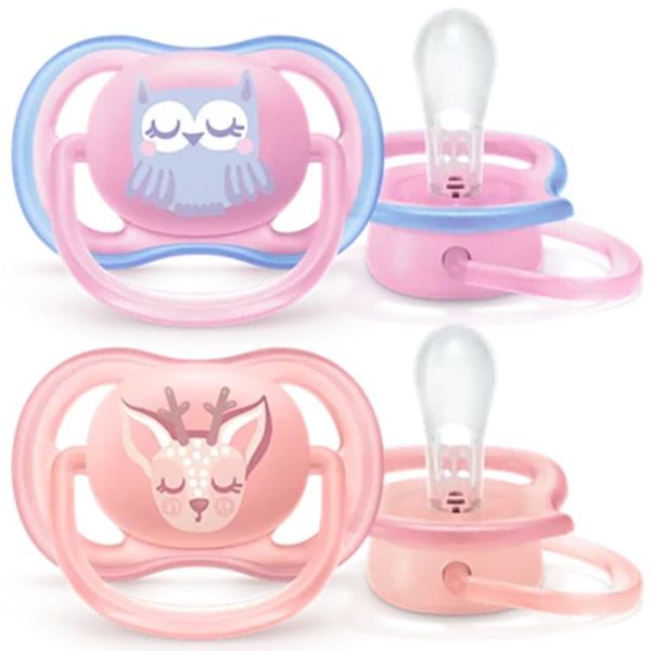 Sucette Ultra Air +18 mois Elephant Love - Lot de 2