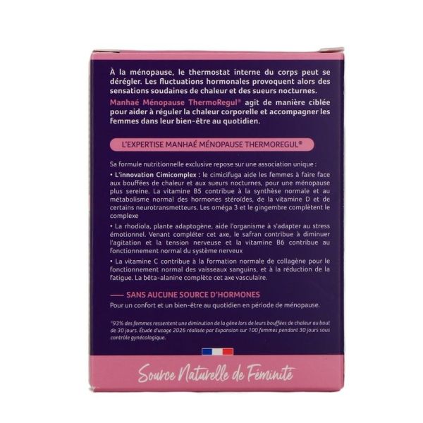 Ménopause ThermoRegul - 30 gélules