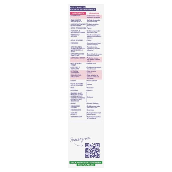 Jonzac Cr Soin A/Rougeurs Teinte 40Ml