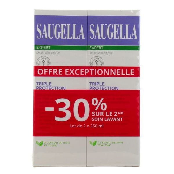 Soin Lavant Intime Triple Protection Expert - 2 x 250 ml