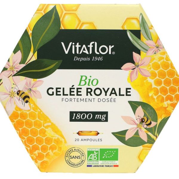 Vitaflor Gelee Royale Bio 1800Mg Amp20