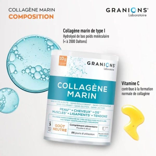 Collagène Marin type 1 - Goût Neutre
