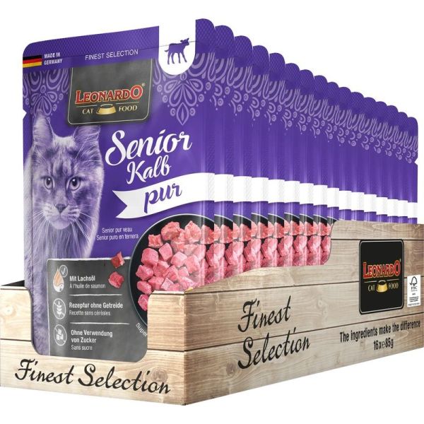 Leonardo Senior pur veau - Chat adulte 1,36 kg