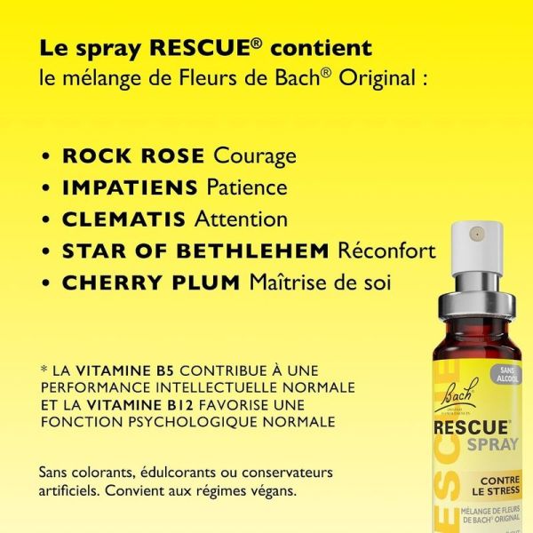 Spray jour contre le stress - Sans alcool - 20 ml