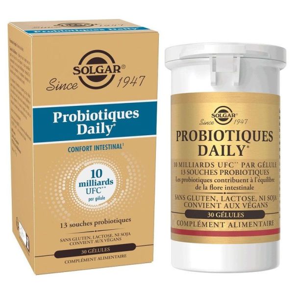 PROBIOTIQUES DAILY - 30 gélules végétales