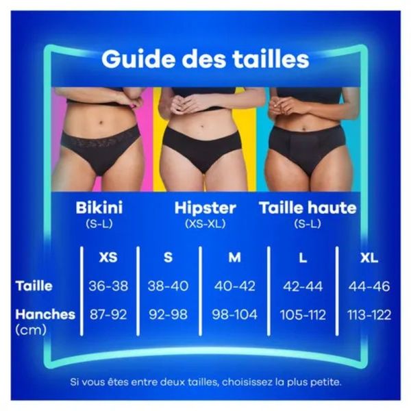 Always Culotte Menstruelle Lavable Hipster - Taille S (38/40)