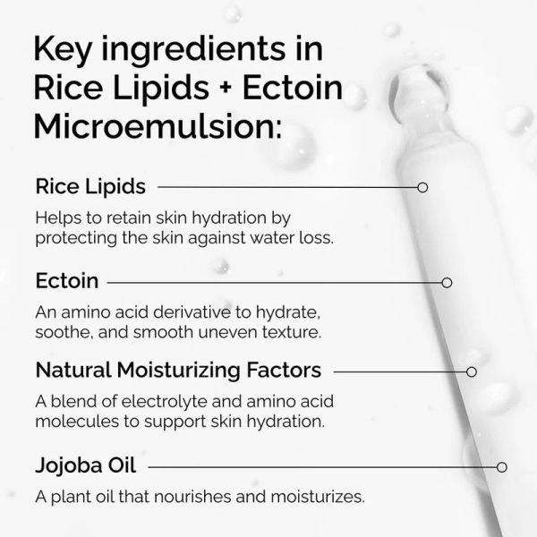 Microémulsion de Lipides de Riz + Ectoïne - 60 ml