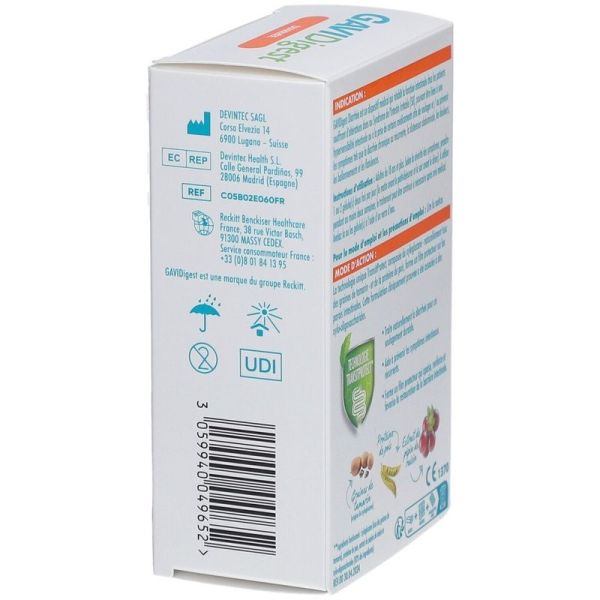 Gavidigest Diarrhée - 60 gélules