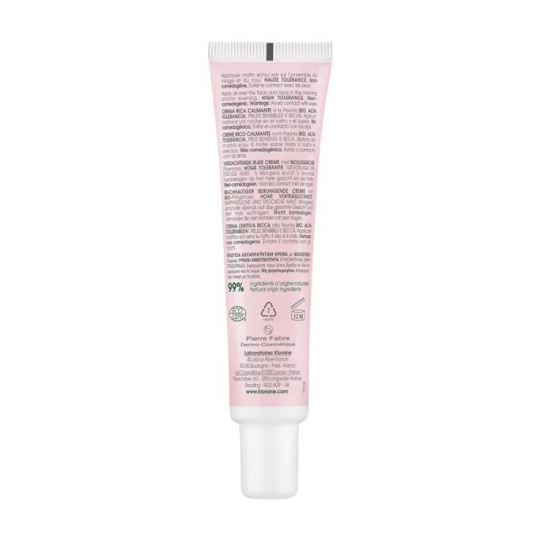 Crème Apaisante Riche à la Pivoine BIO - 40 ml