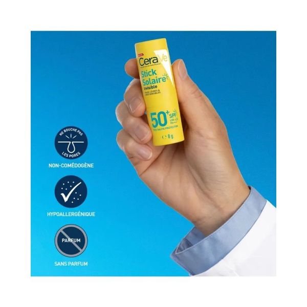 Stick Solaire Invisible SPF50+ Haute Protection